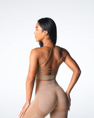 Beige Cascade Seamless Bra Beige | NVGTN Online