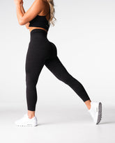 Black Digital Seamless Leggings Black | NVGTN US