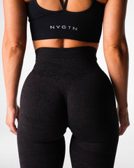 Black Digital Seamless Leggings Black | NVGTN US