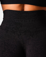 Black Digital Seamless Leggings Black | NVGTN US