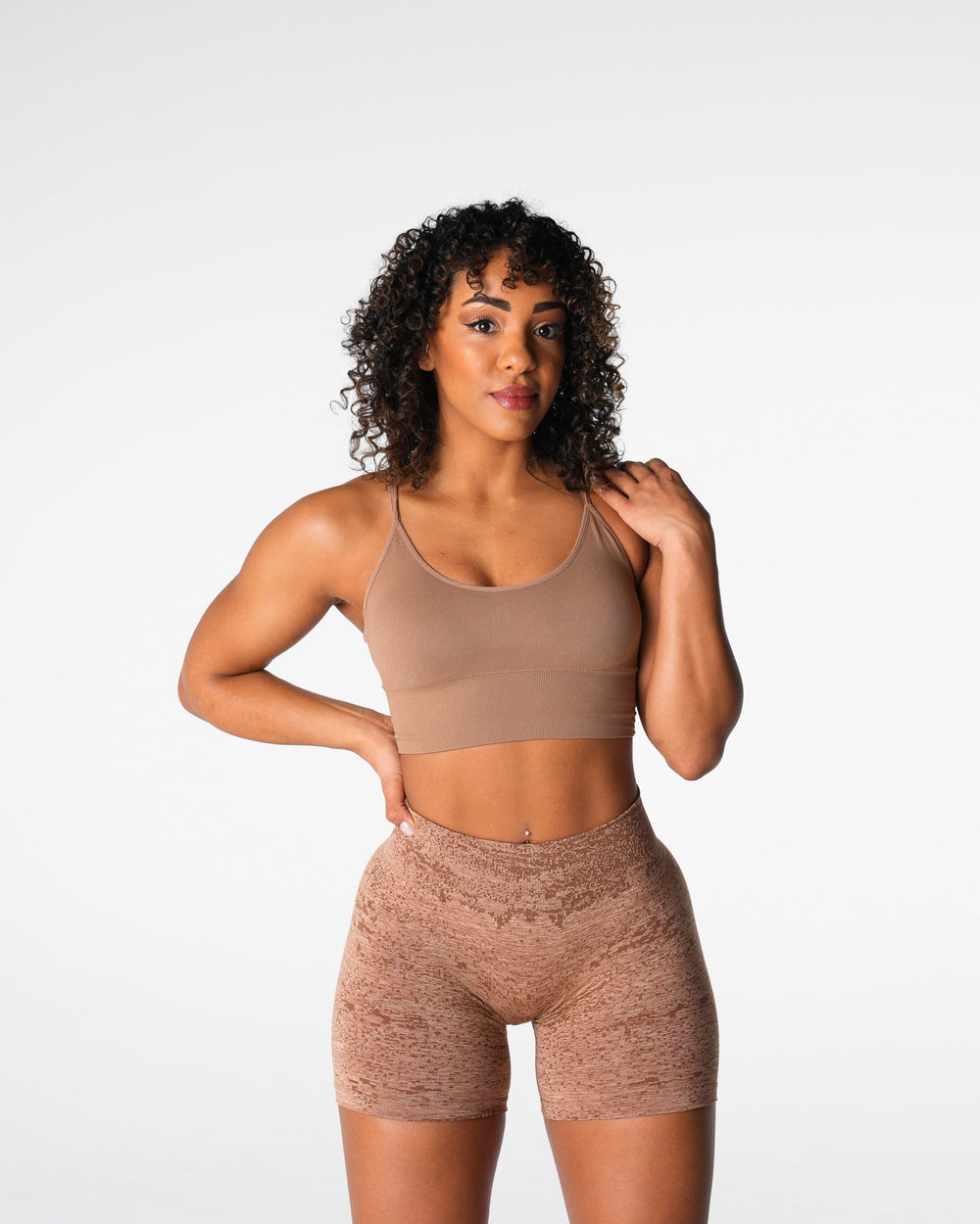 Sand Flourish Seamless Bra Sand | NVGTN Discount