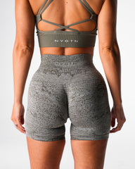Khaki Green Digital Seamless Shorts Khaki Green | NVGTN Discount