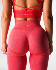 Candy Apple Mid Rise Contour Seamless Leggings Candy Apple | NVGTN Discount