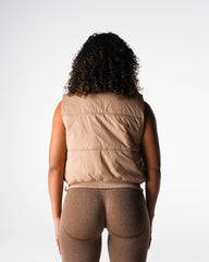 Cream Cloud Puffer Vest Cream | NVGTN Online