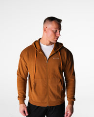 Copper Brown Elite Full Zip Hoodie Copper Brown | NVGTN For Sale