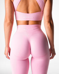 Baby Pink Mid Rise Contour Seamless Leggings Baby Pink | NVGTN Near Me