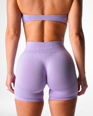 Lilac Mid Rise Contour Seamless Shorts Lilac | NVGTN Online Shop