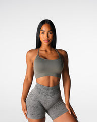 Khaki Green Invincible Seamless Bra Khaki Green | NVGTN Sale