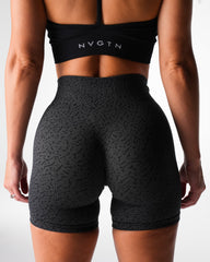 Black Zesty Seamless Shorts Black | NVGTN Near Me