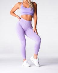 Lilac Geo Seamless Leggings Lilac | NVGTN For Sale