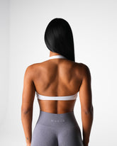 White Comeback Seamless Halter Bra White | NVGTN Online Shop