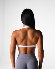 White Comeback Seamless Halter Bra White | NVGTN Online Shop