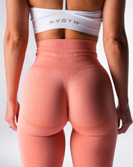 Peach Contour Seamless Leggings Peach | NVGTN Online Shop