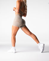 Beige Digital Seamless Shorts Beige | NVGTN Discount