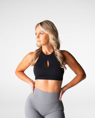 Black Endeavor Seamless Bra Black | NVGTN US