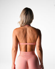 Peach Comeback Seamless Halter Bra Peach | NVGTN Online