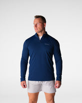 Navy Skyline Quarter Zip Navy | NVGTN US