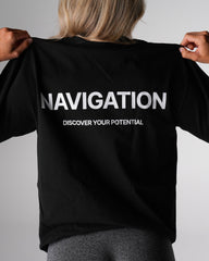 Black Navigation Graphic Tee Black | NVGTN Near Me