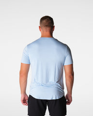 Sky Blue Tech Fitted Tee Sky Blue | NVGTN New