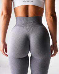 Grey Iconic Seamless Flare Leggings Grey | NVGTN US