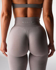 Taupe Iconic Seamless Flare Leggings Taupe | NVGTN Online