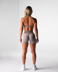 Taupe Comeback Seamless Halter Bra Taupe | NVGTN New