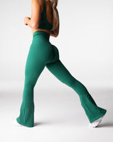 Balsam Harmony Ribbed Seamless Flare Leggings Balsam | NVGTN Discount