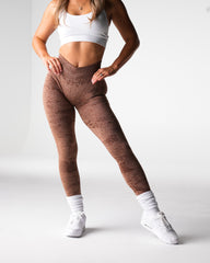 Gingerbread Digital Seamless Leggings Gingerbread | NVGTN Outlet