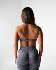 Grey Breakthrough Stunner Seamless Halter Bra Grey | NVGTN New