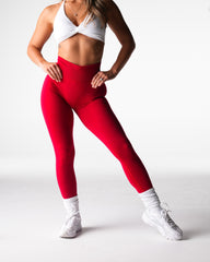 Cherry Red Discover Seamless Leggings Cherry Red | NVGTN Online