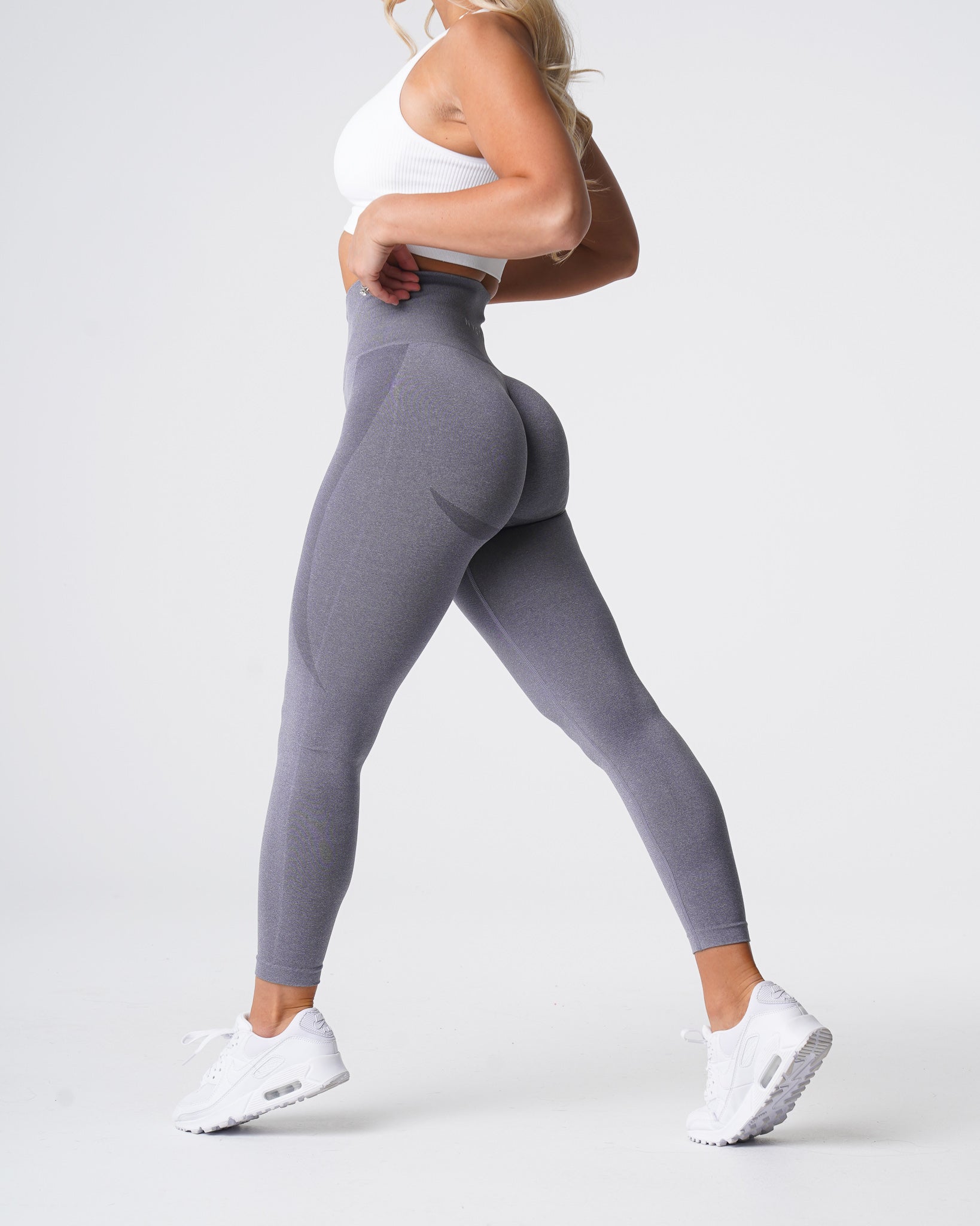 Grey Contour Seamless Leggings Grey | NVGTN Online