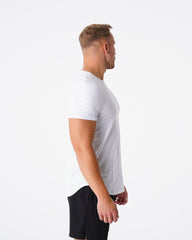 White Pulse Fitted Tee White | NVGTN US