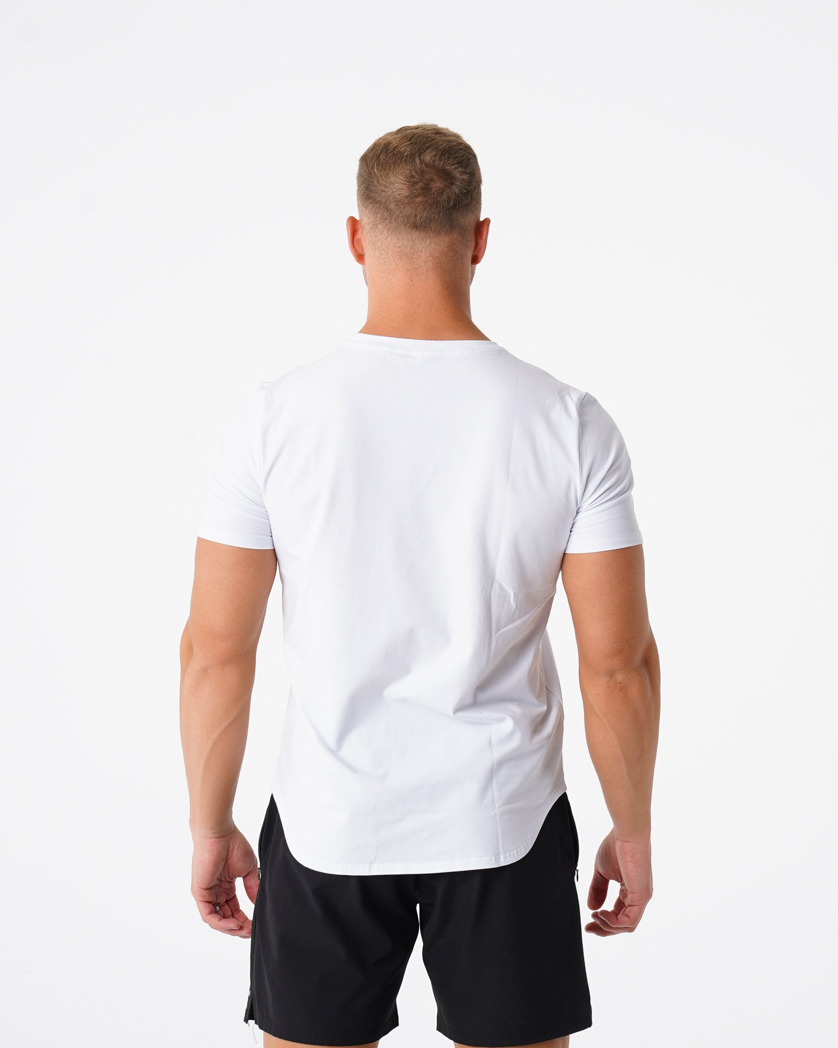 White Pulse Fitted Tee White | NVGTN US