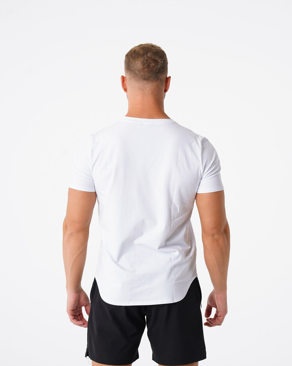 White Pulse Fitted Tee White | NVGTN US