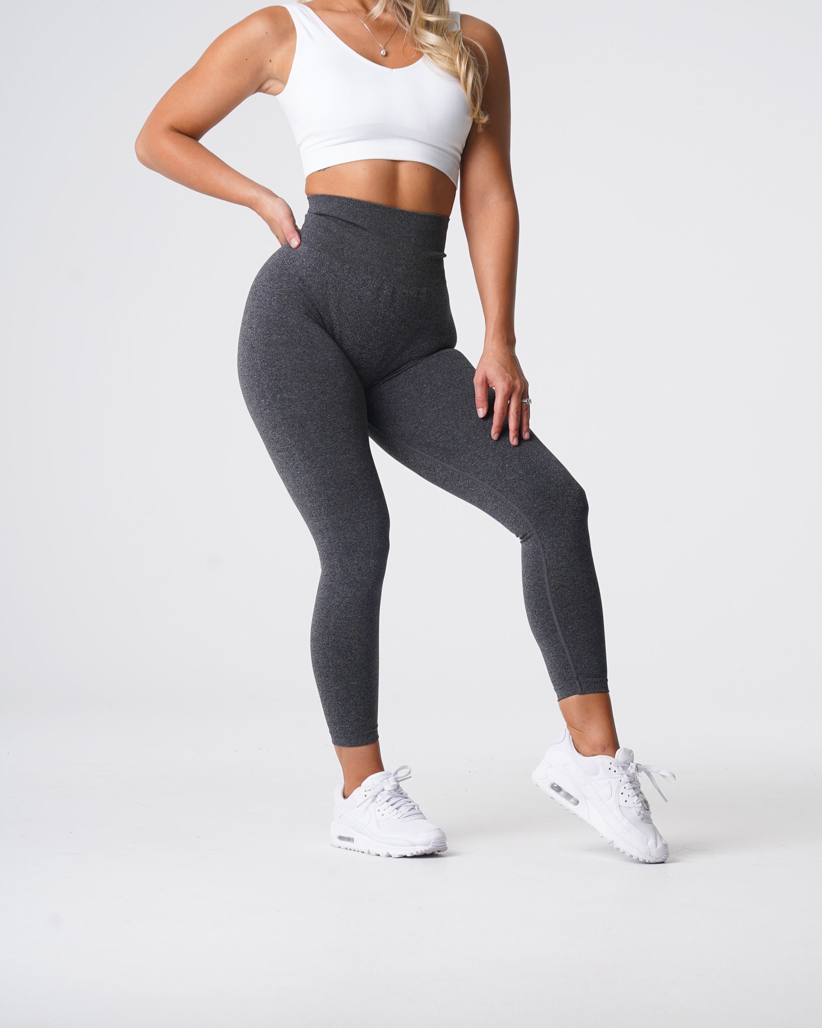 Black Speckled NV Seamless Leggings Black Speckled | NVGTN US
