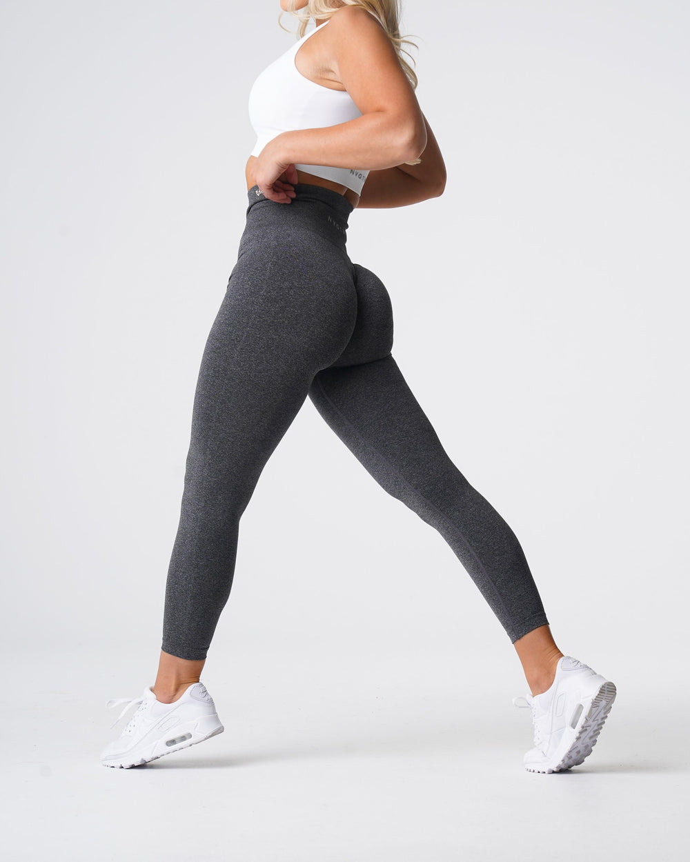 Black Speckled NV Seamless Leggings Black Speckled | NVGTN US