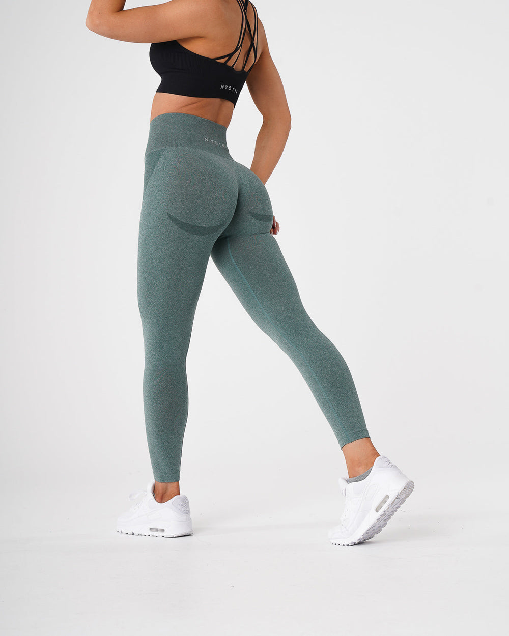 Forest Green Contour Seamless Leggings Forest Green | NVGTN For Sale