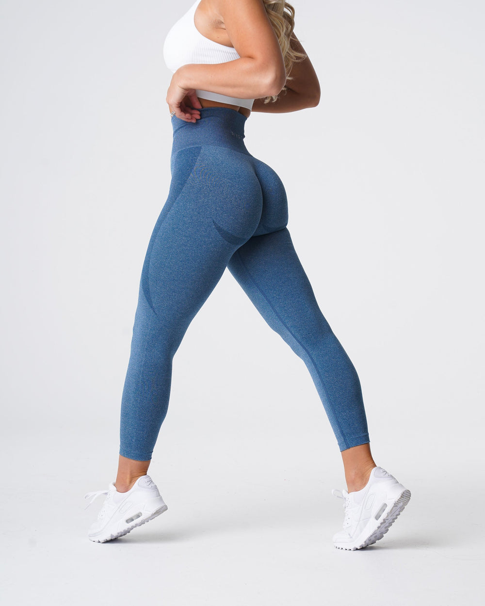 Slate Blue Contour Seamless Leggings Slate Blue | NVGTN US