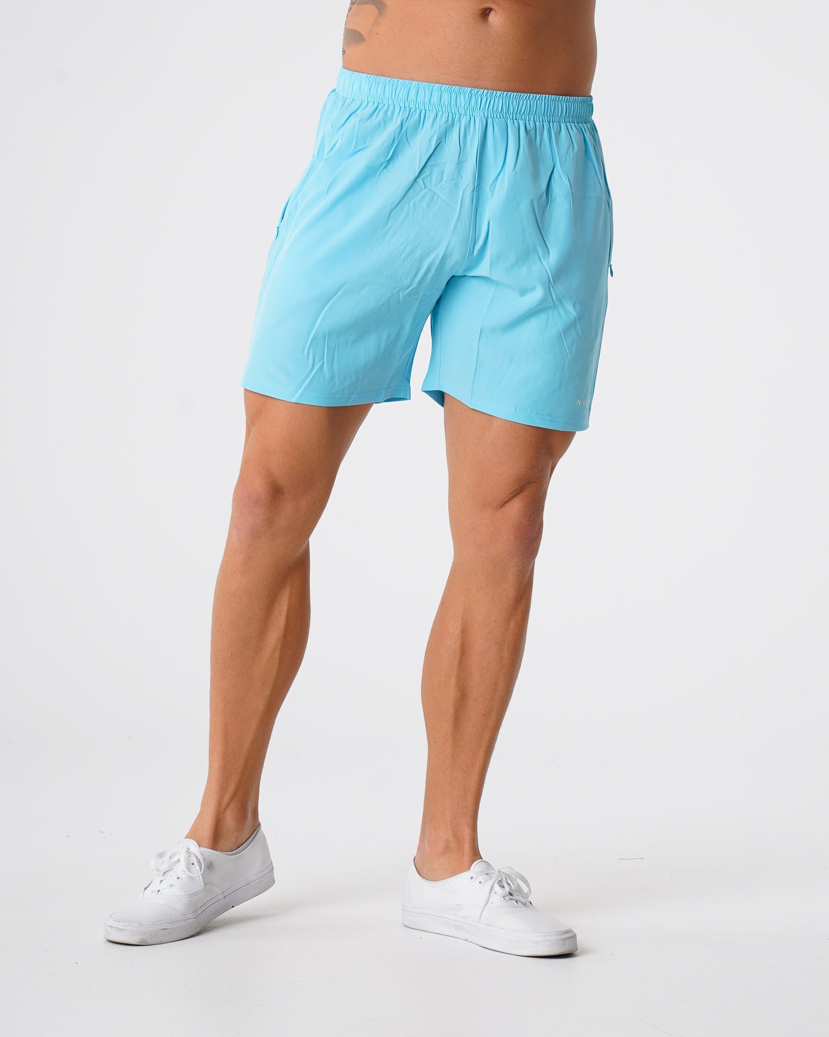 Aqua Flex Shorts Aqua | NVGTN New