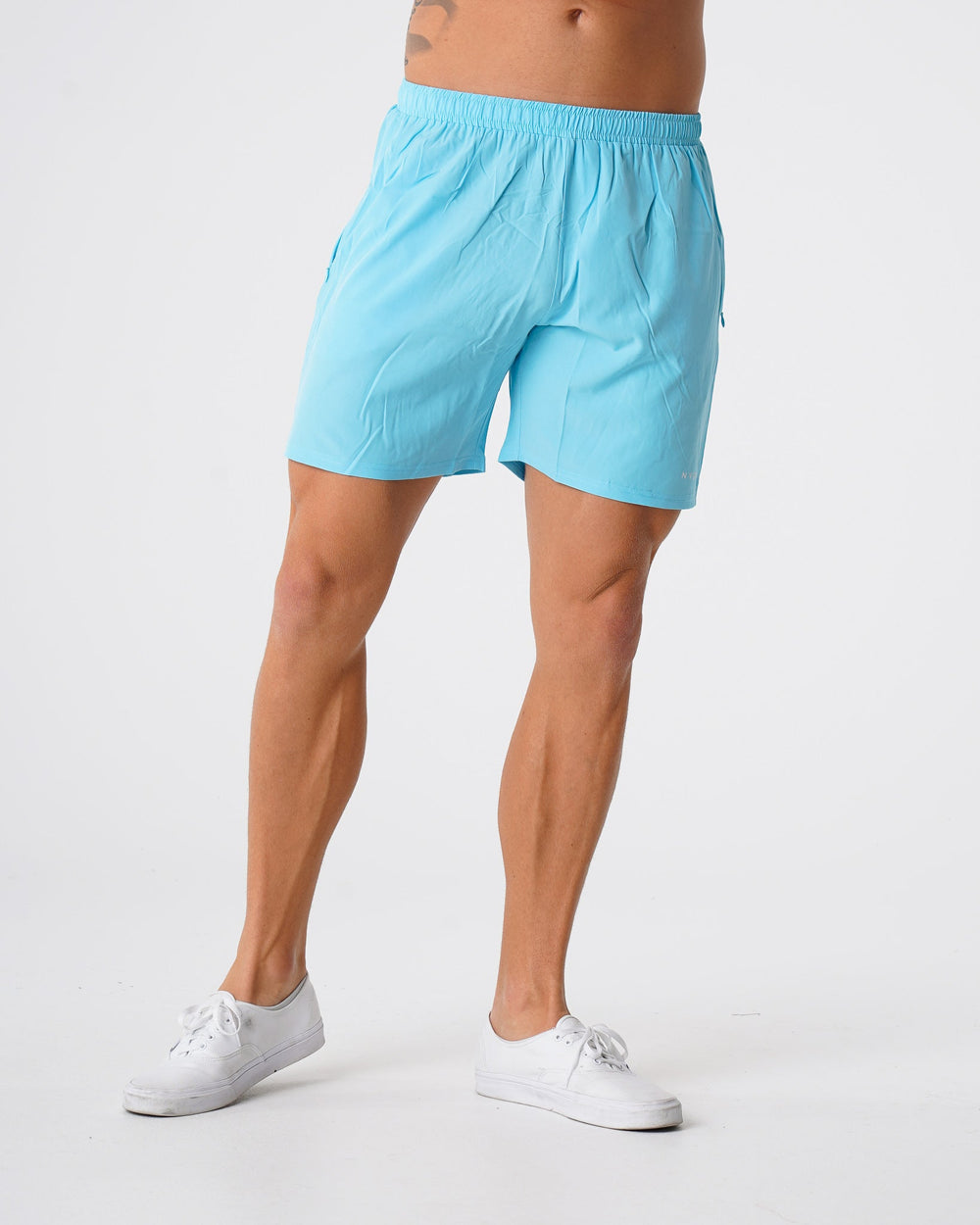 Aqua Flex Shorts Aqua | NVGTN New