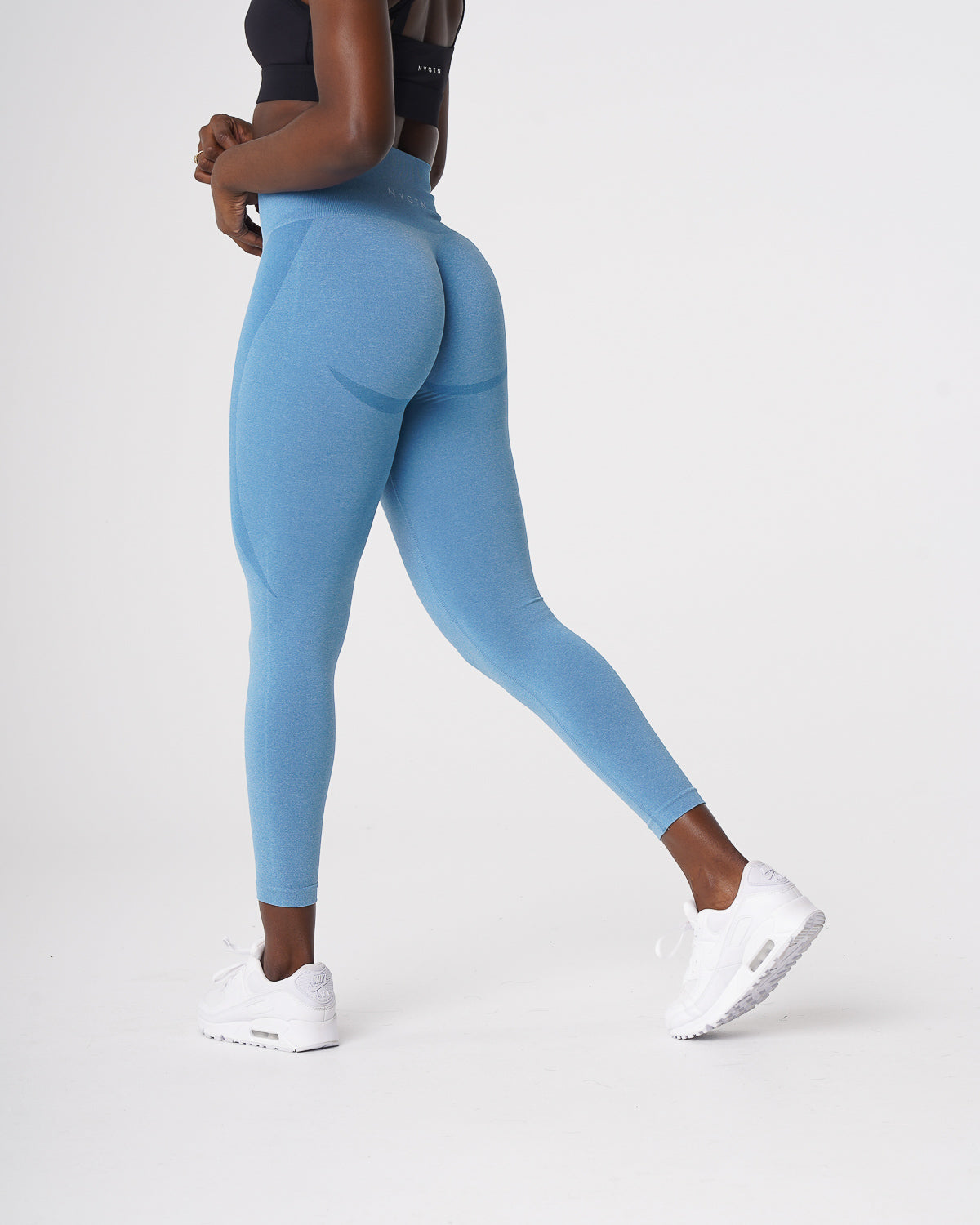 Sky Blue Contour Seamless Leggings Sky Blue | NVGTN Online