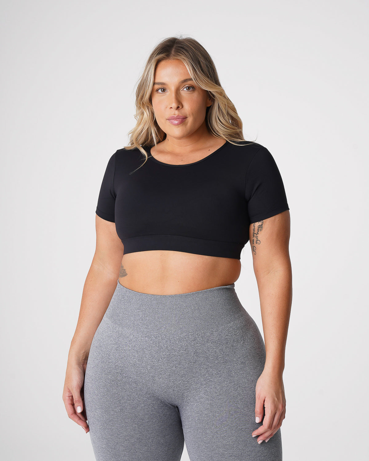 Black Open Back Tee Black | NVGTN Near Me