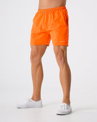 Orange Flex Shorts Orange | NVGTN For Sale