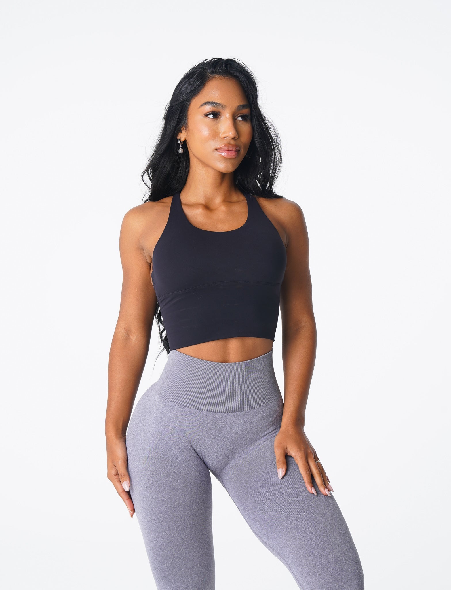 Black Matrix Bra Top Black | NVGTN For Sale