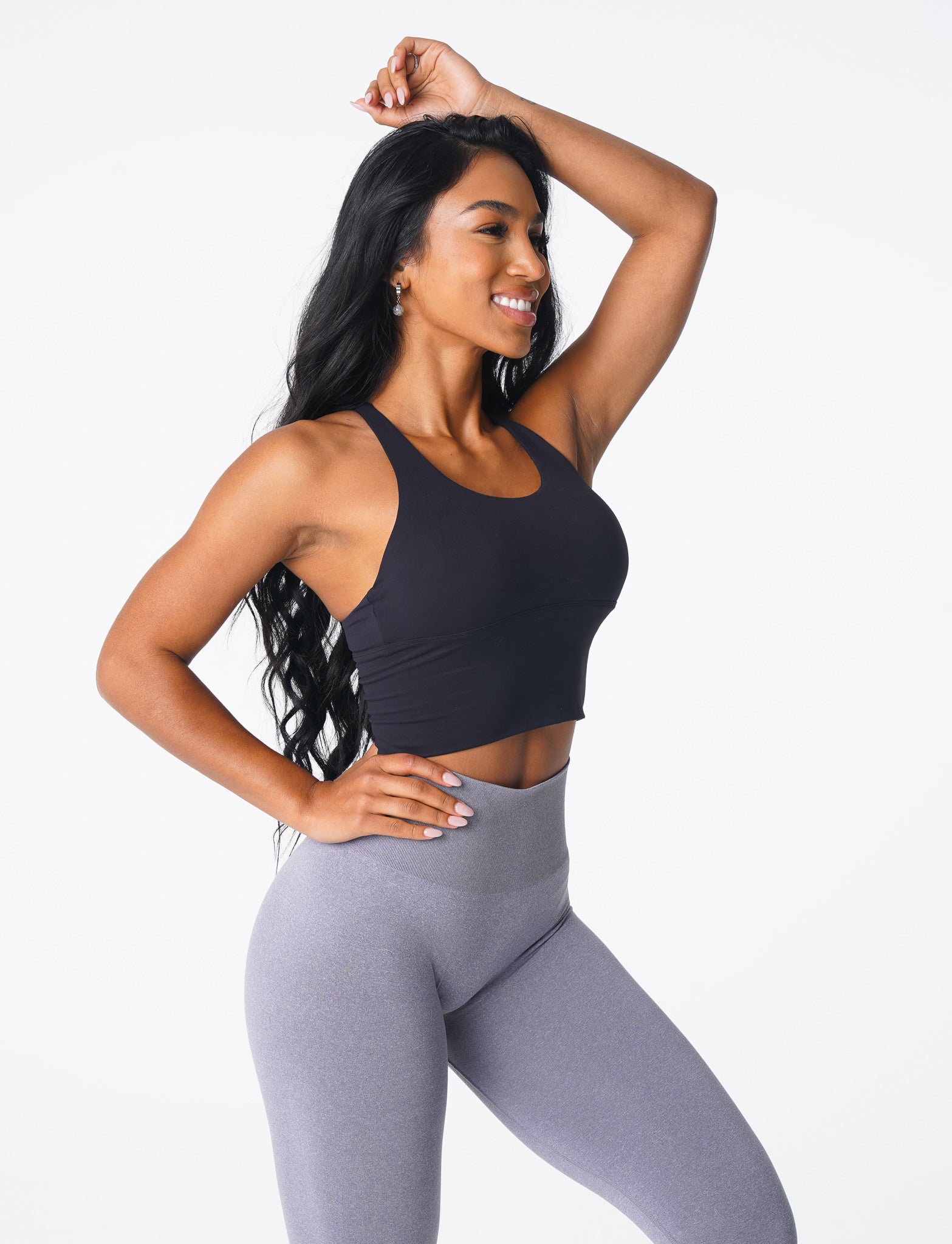 Black Matrix Bra Top Black | NVGTN For Sale
