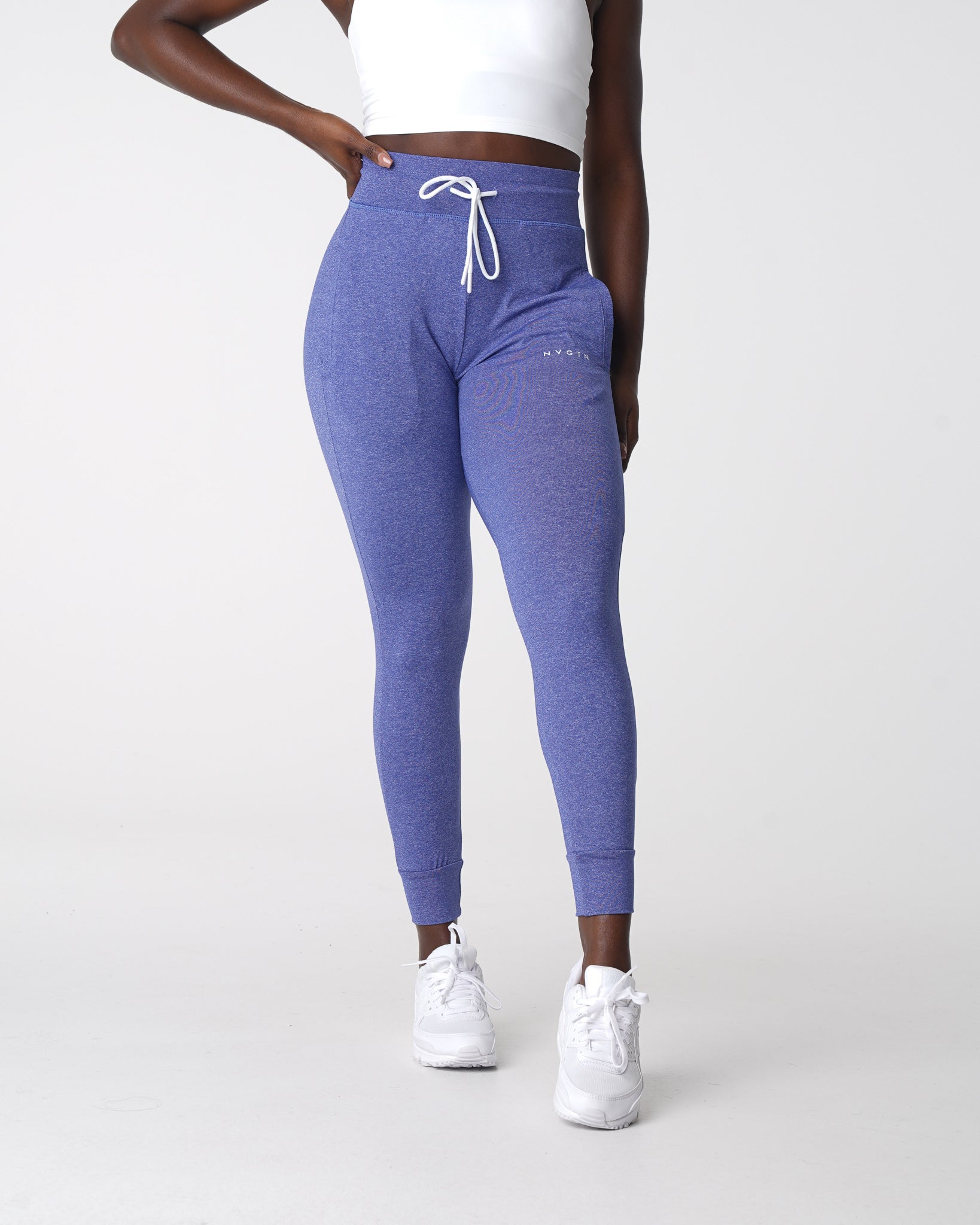 Sapphire Blue Joggers Sapphire Blue | NVGTN For Sale