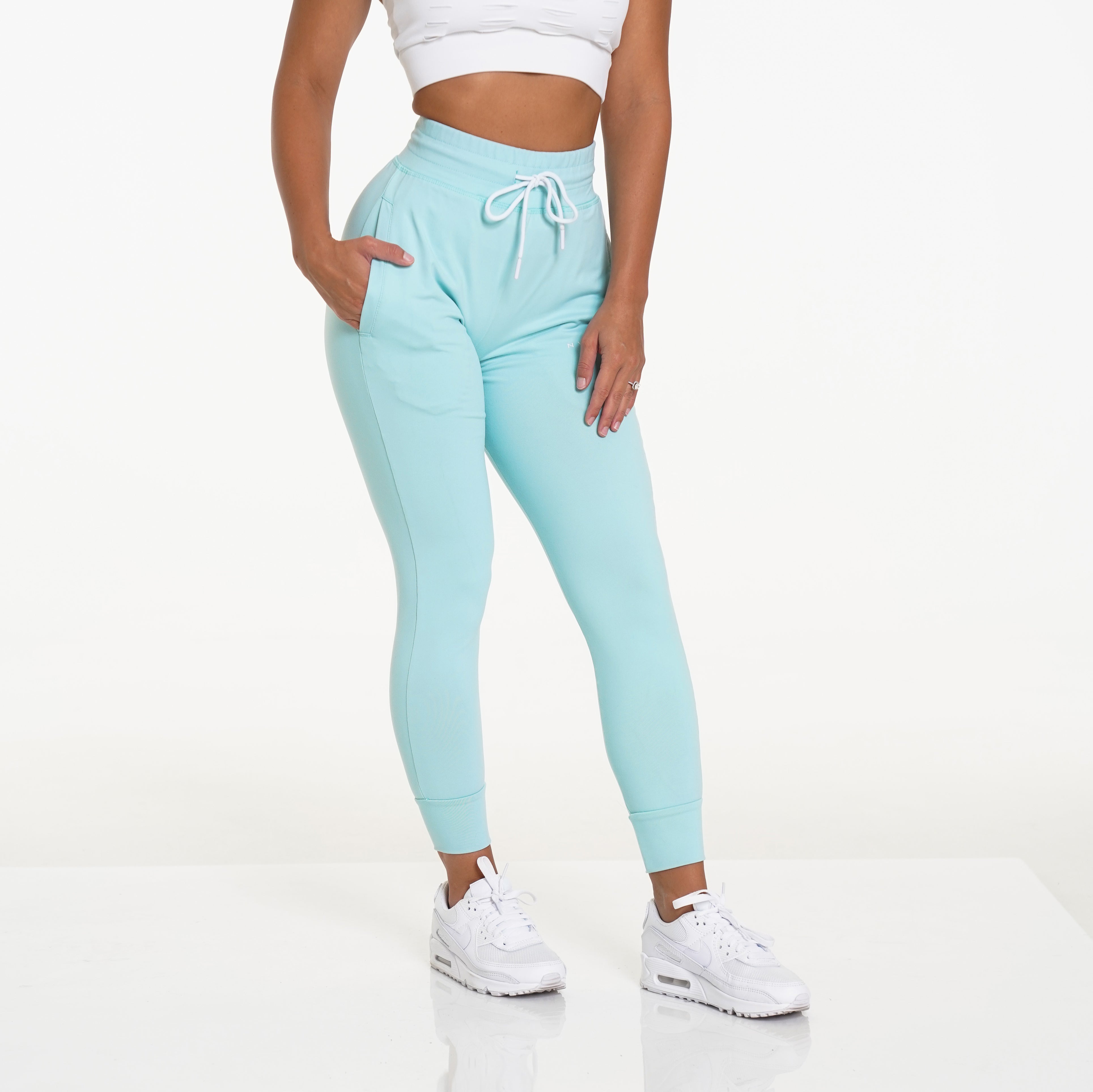 Sea Foam Green Joggers Sea Foam Green | NVGTN Sale