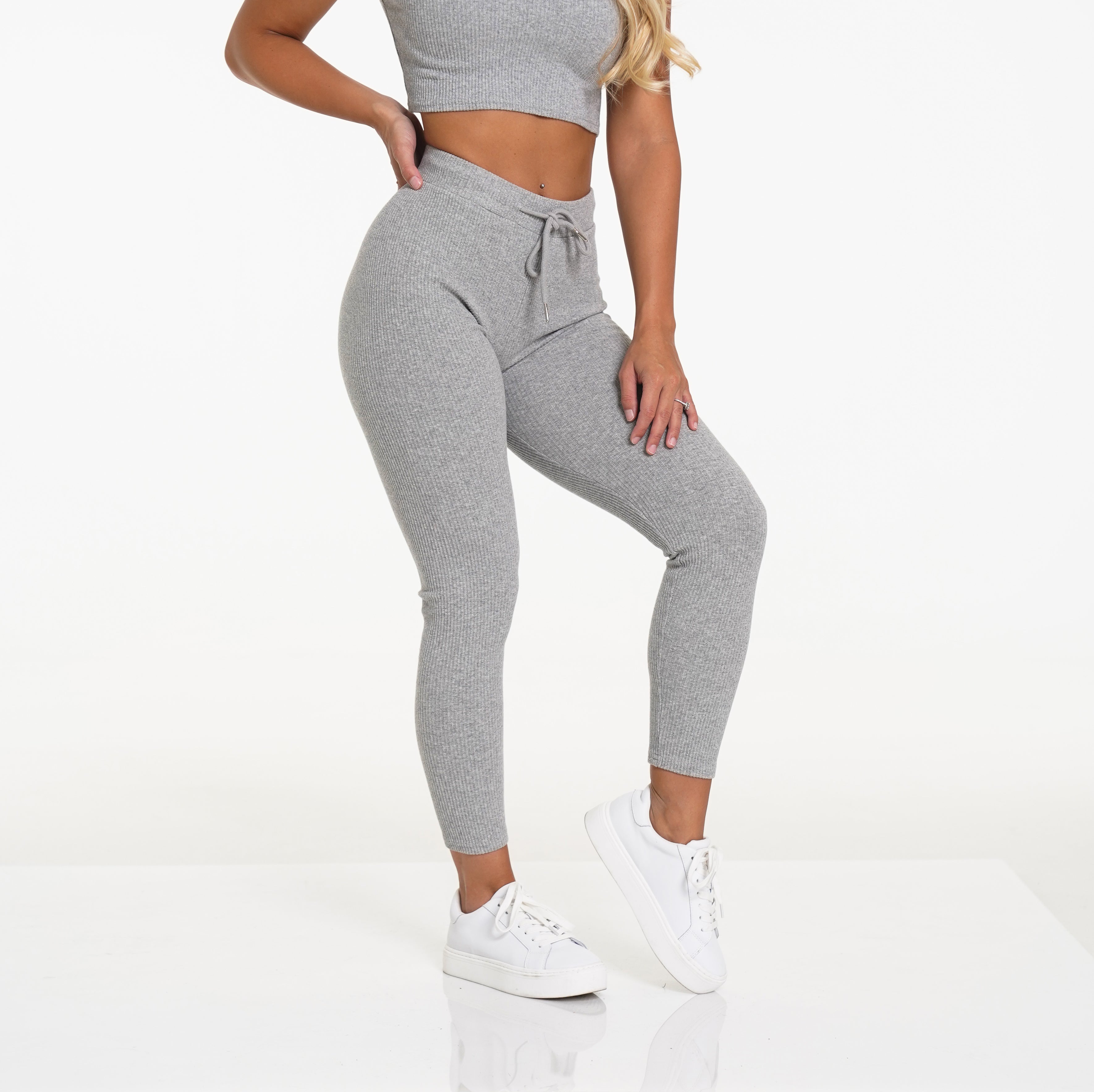 Grey Lazy Day Lounge Bottoms Grey | NVGTN Online