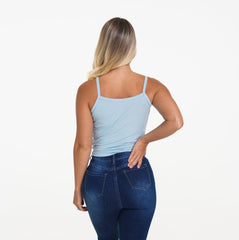 Light Blue Tie It Up Tank Light Blue | NVGTN For Sale