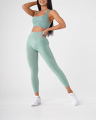Sage Green Contour Seamless Leggings Sage Green | NVGTN Discount